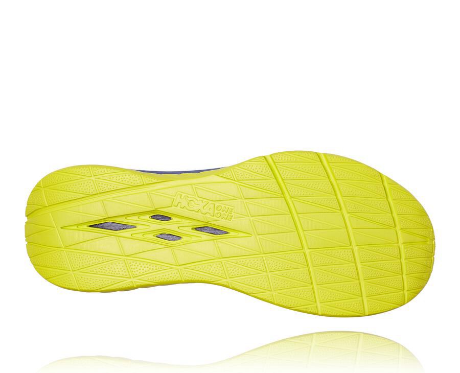 Hoka One One Mens Running Shoes - Carbon X-SPE - White/Blue - QORH27938